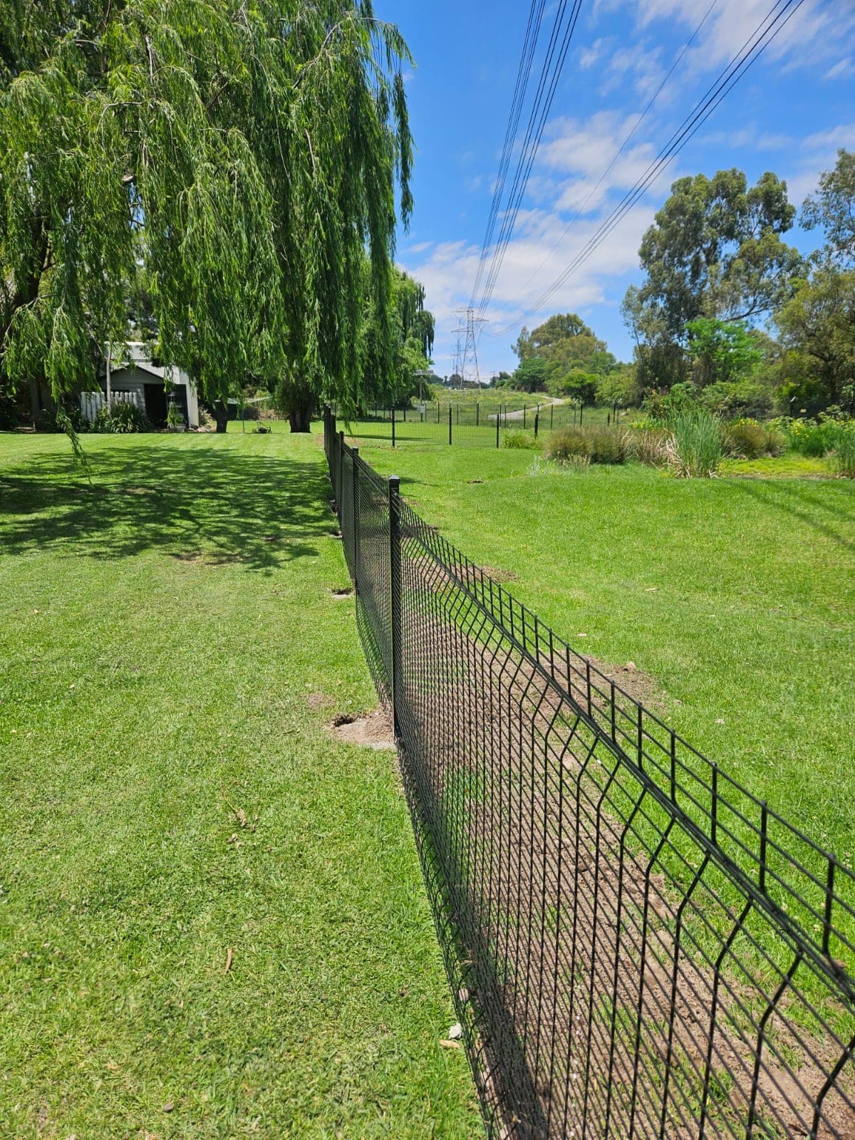 ClearView fence installation